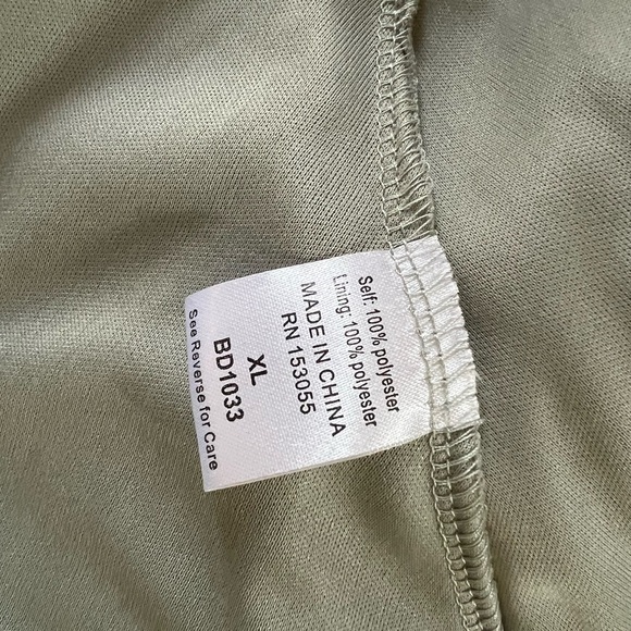 Charlotte Russe Light Green Patterned Mini Dress - Picture 10 of 12